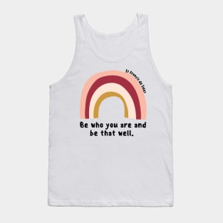 Be Who You Are And Be That Well // St Francis de Sales Tank Top